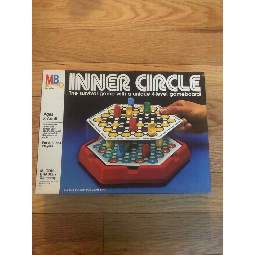 Vintage 1981 Inner Circle Game by Milton Bradley COMPLETE - Very Nice Condition